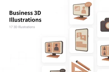 Business 3D Illustration Pack