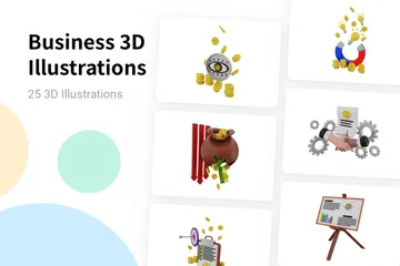 Business 3D Illustration Pack