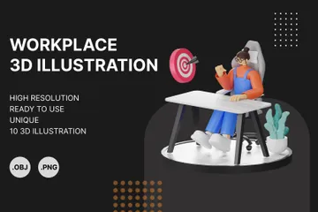 Business Goals 3D Illustration Pack
