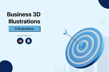 ビジネスセット1 3D Iconパック