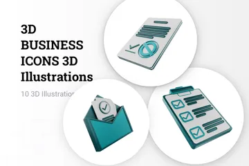 ビジネス Vol.1 3D Illustrationパック