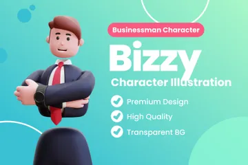 Businessman 3D Illustration Pack