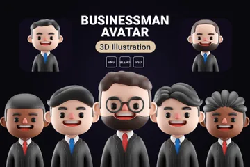 Businessman Avatar 3D  Pack