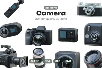Camera 3D Icon Pack