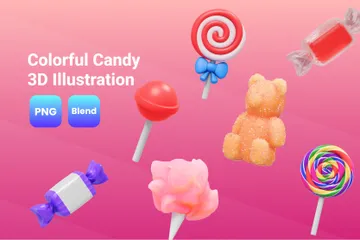 Candy 3D Icon Pack
