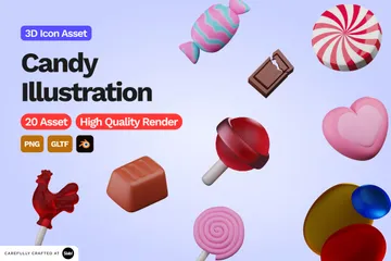 사탕 3D Icon 팩