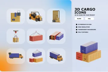 Carga Pacote de Icon 3D