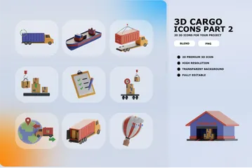 Carga Paquete de Icon 3D