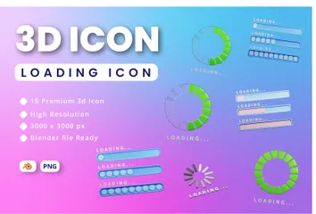 Cargando Paquete de Icon 3D