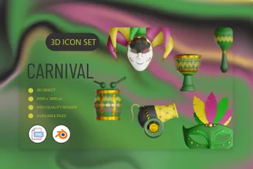 Carnaval Pack 3D Icon
