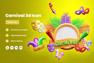Carnaval Paquete de Icon 3D