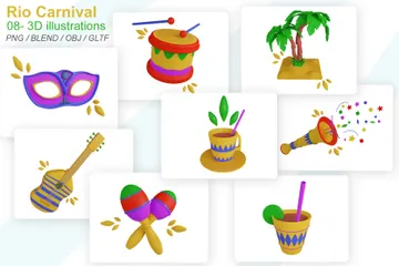 Carnaval de Rio Pack 3D Icon