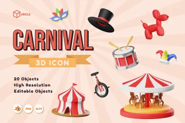 カーニバル 3D Iconパック