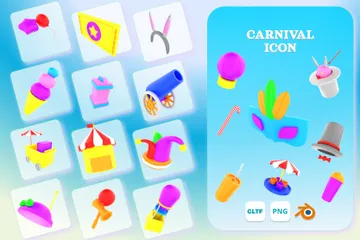 Carnival 3D Icon Pack