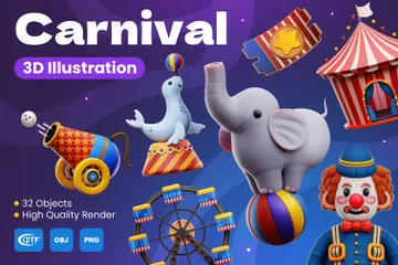 Carnival 3D Icon Pack