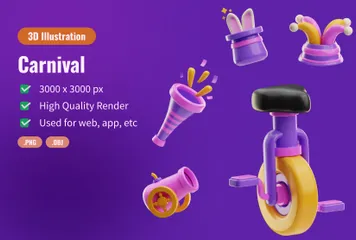 Carnival 3D Icon Pack