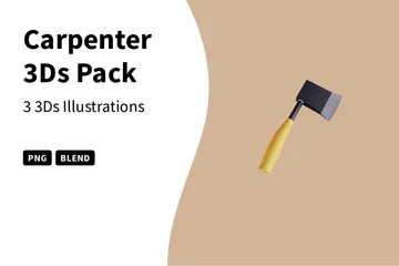 Carpenter 3D Icon Pack