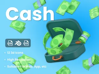 Cash 3D Icon Pack