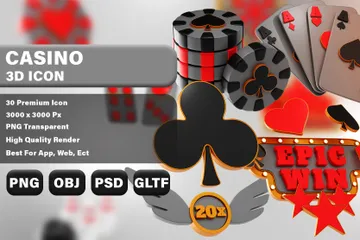 Casino Pack 3D Icon