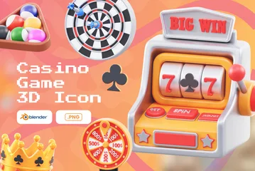 Casino 3D Icon Pack