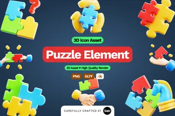 Puzzle Pack 3D Icon