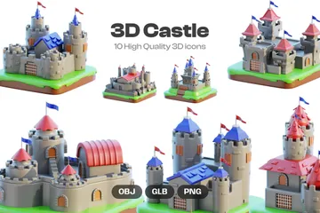 Castillo Paquete de Icon 3D