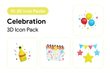 Celebration 3D Icon Pack