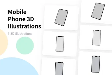 Celular Pacote de Illustration 3D