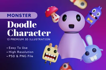 Character 3D Icon Pack
