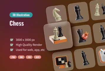 Chess 3D Icon Pack