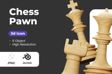 Chess Pawn 3D Icon Pack