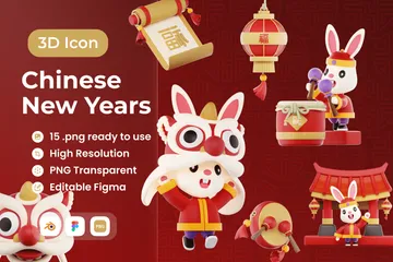 Chinese New Year 3D  Pack
