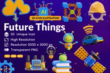 Choses futures Pack 3D Icon