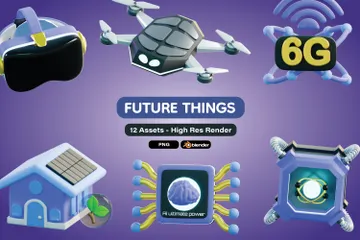 Choses futures Pack 3D Icon