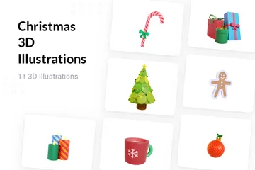 Christmas 3D Illustration Pack