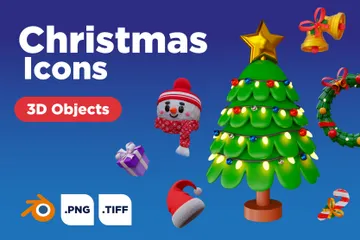 Christmas 3D Icon Pack