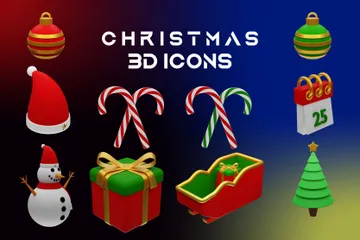 Christmas 3D Icon Pack