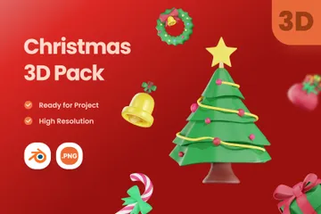 Christmas 3D Icon Pack