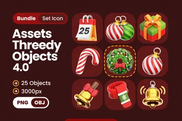 Christmas 3D Icon Pack