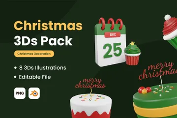 Christmas 3D Icon Pack