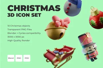 Christmas 3D Icon Pack