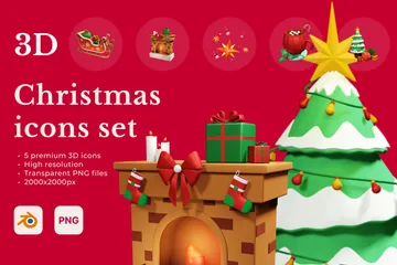 Christmas 3D Icon Pack