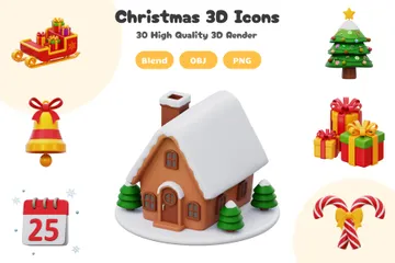 Christmas 3D Icon Pack