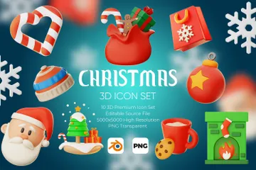 Christmas 3D Icon Pack