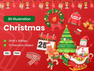 Christmas 3D Icon Pack