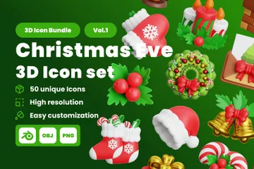 Christmas 3D Icon Pack