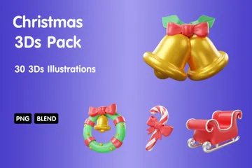 Christmas 3D Icon Pack