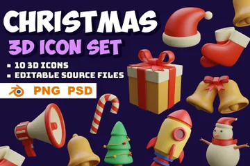 Christmas 3D Icon Pack