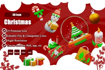 Christmas 3D Icon Pack