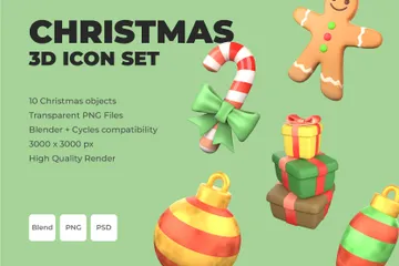 Christmas 3D Icon Pack